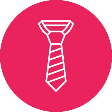 Kravat. Web simgesi basit tasarım