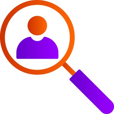 Arama simgesi vektör illüstrasyonu 