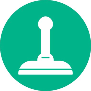 Lastik damga modern simge, vektör illüstrasyonu