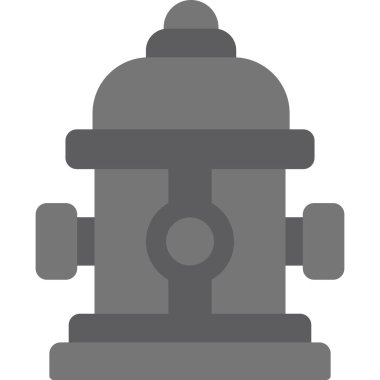 Yangın musluğu modern ikon vektör çizimi