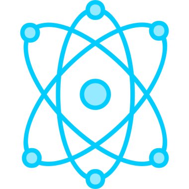 Atom icon modern vector illustration