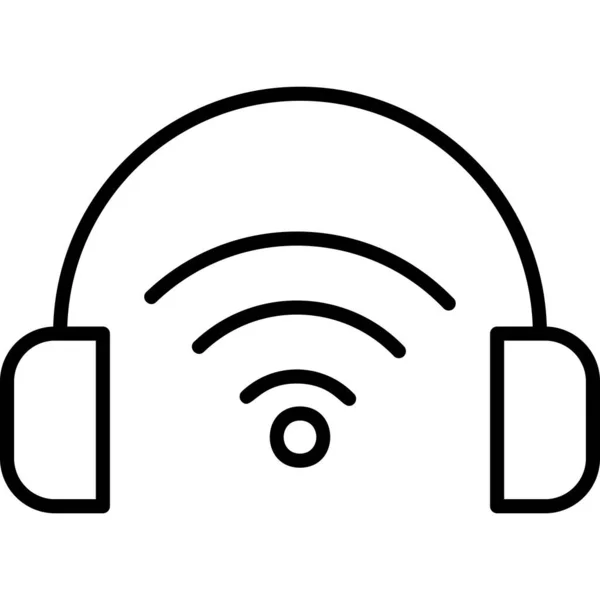 Podcast Medios Icono Web Diseño Simple — Archivo Imágenes Vectoriales