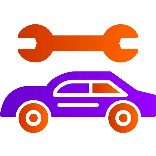 Car Repair Modern Icon Vector Illustration — Stock Vector
