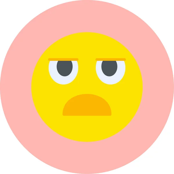 Disappointment Modern Icon Vector Illustration — Stock Vector