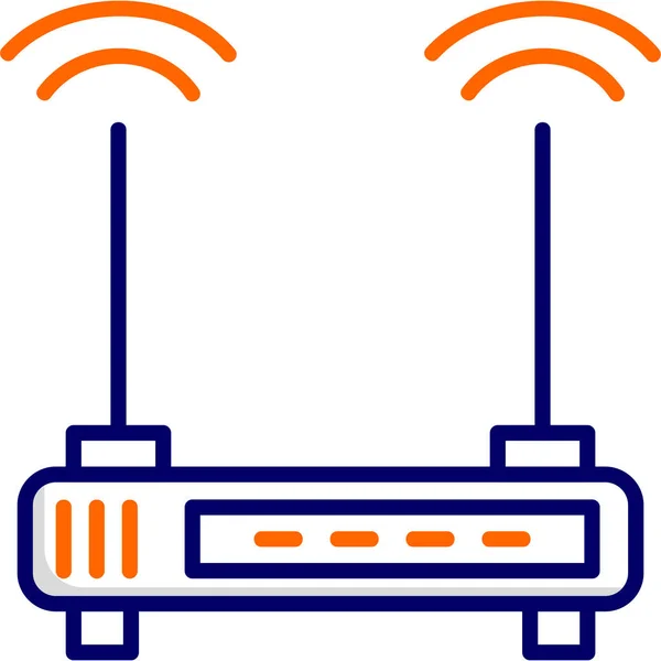 Router Modern Vector Icon Illustration — Vector de stock
