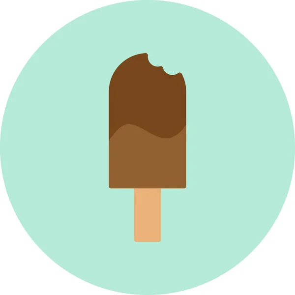 Мороженое Плоский Дизайн — стоковый вектор
