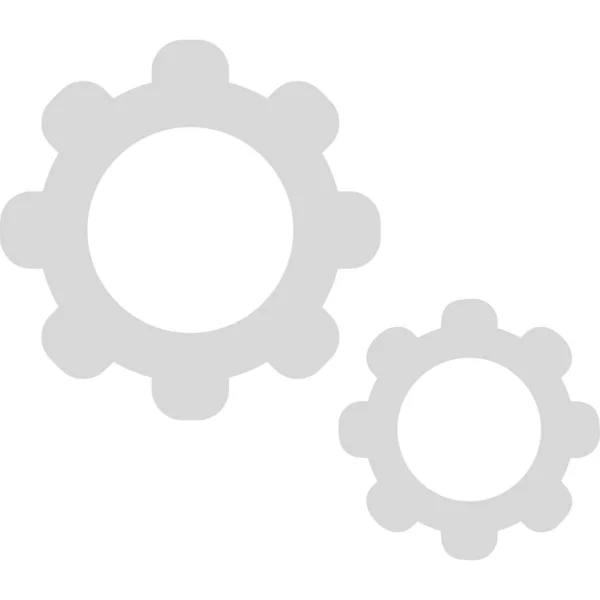 Setting Web Icon Simple Design — Stock Vector