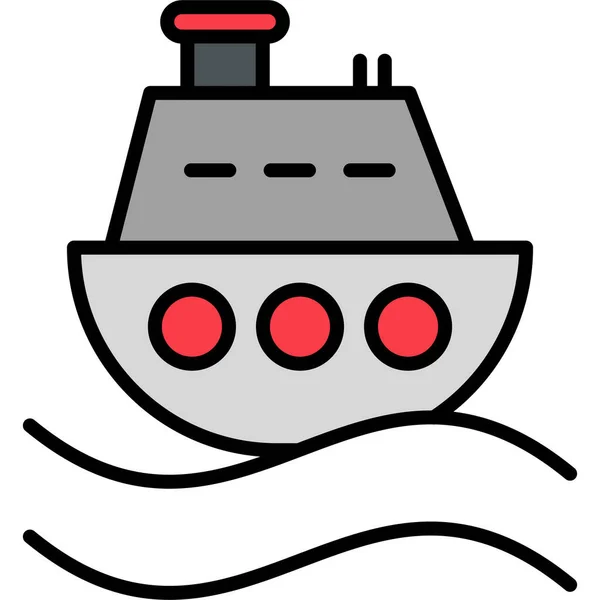 Ship Icon Vector Illustration — Stock Vector