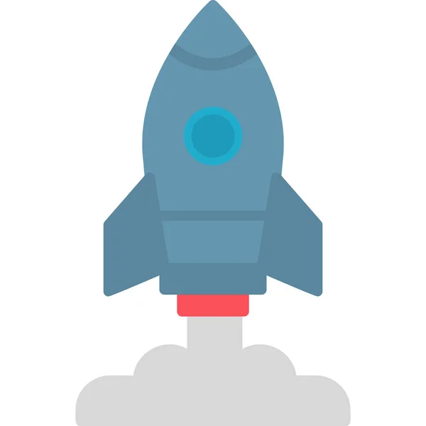 Startup Rocket Icon Simple Illustration — Stock Vector