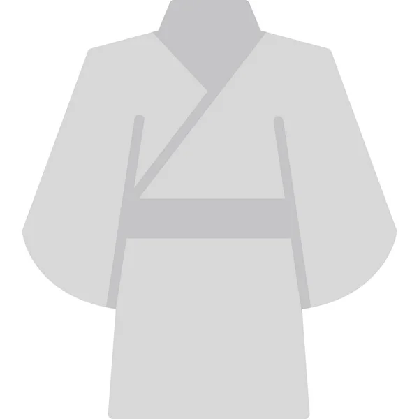Vector Illustration Kimono Icon — Stock Vector
