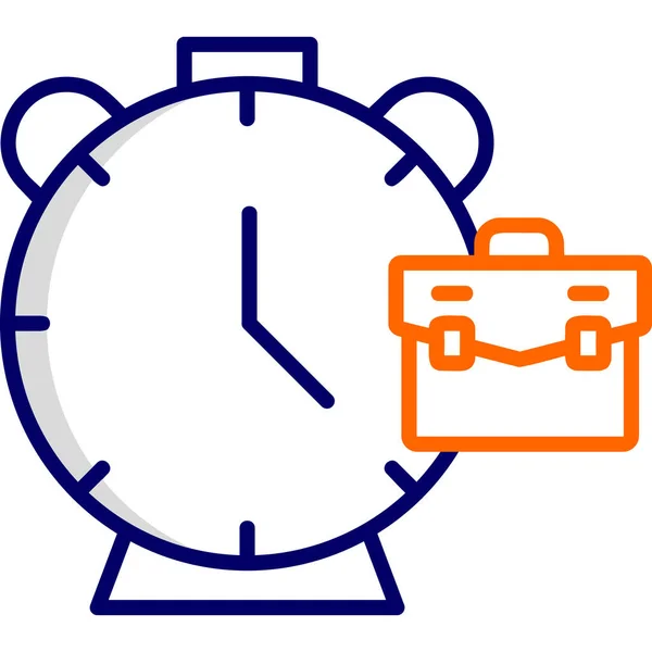 Icono Del Reloj Estilo Moda — Vector de stock