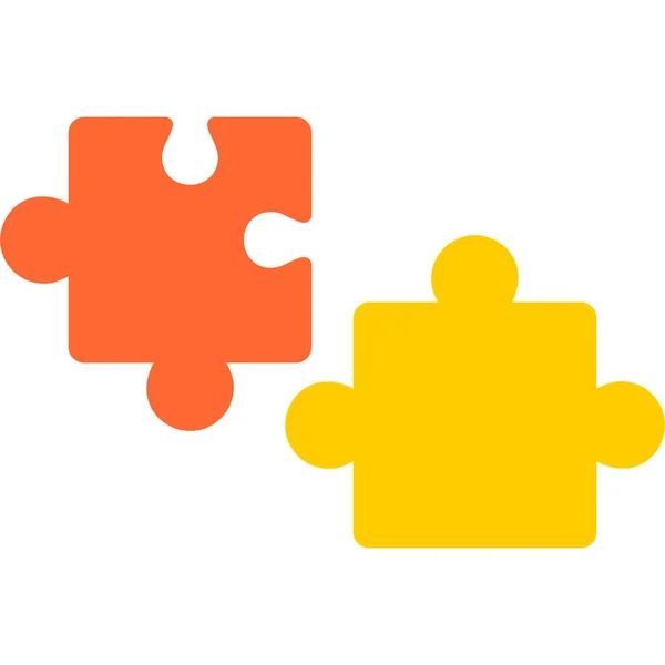 Puzzel Pictogram Vector Illustratie — Stockvector