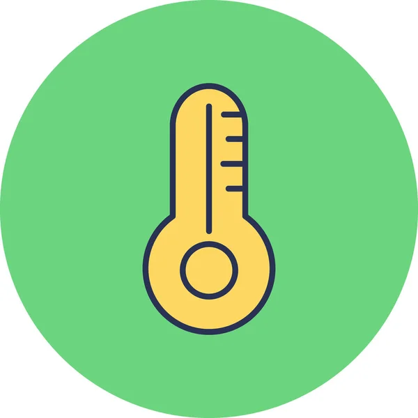 Illustration Vectorielle Icône Thermomètre — Image vectorielle