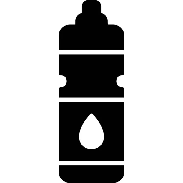 Water Bottle Beverage Graphic Illustration — Stock Vector