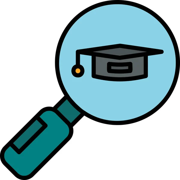 Search University Course Modern Vector Icon Illustration — Stockový vektor