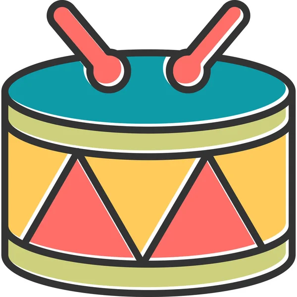 davul. Web simgesi basit tasarım  