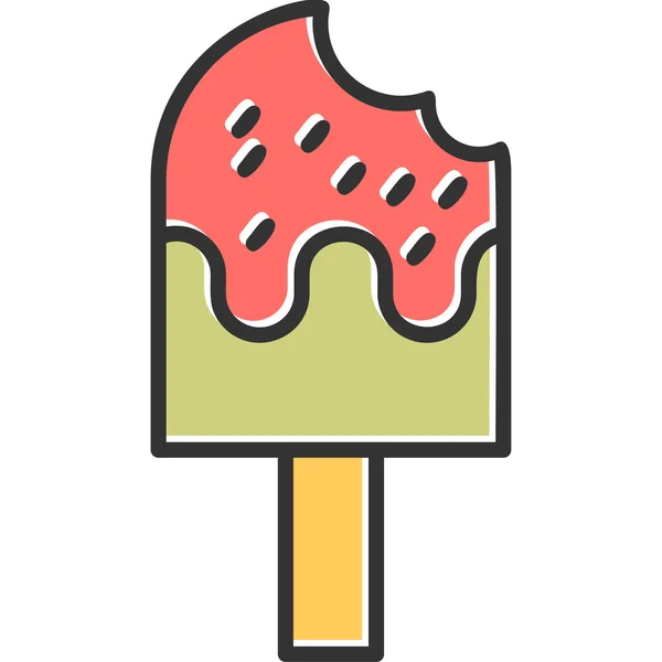 Ice Lolly Modern Icon Vector Illustration — Stock Vector