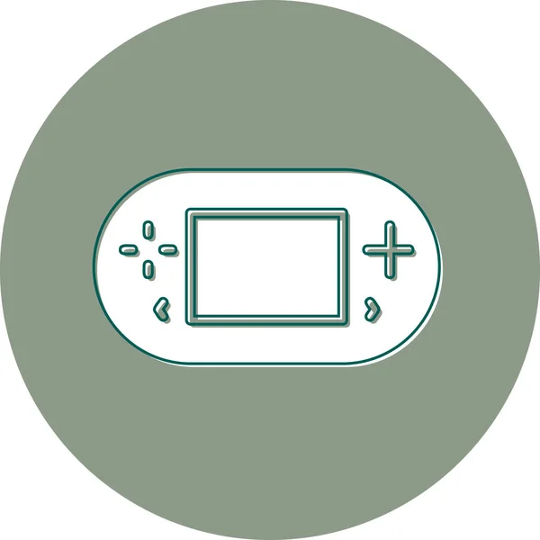 Gaming Console Icoon Web Eenvoudige Illustratie — Stockvector