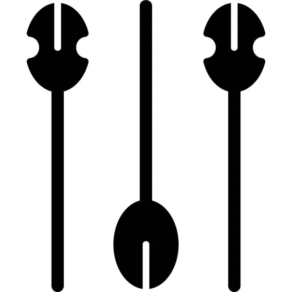 Aghi Agopuntura Icona Semplice Illustrazione Vettoriale — Vettoriale Stock