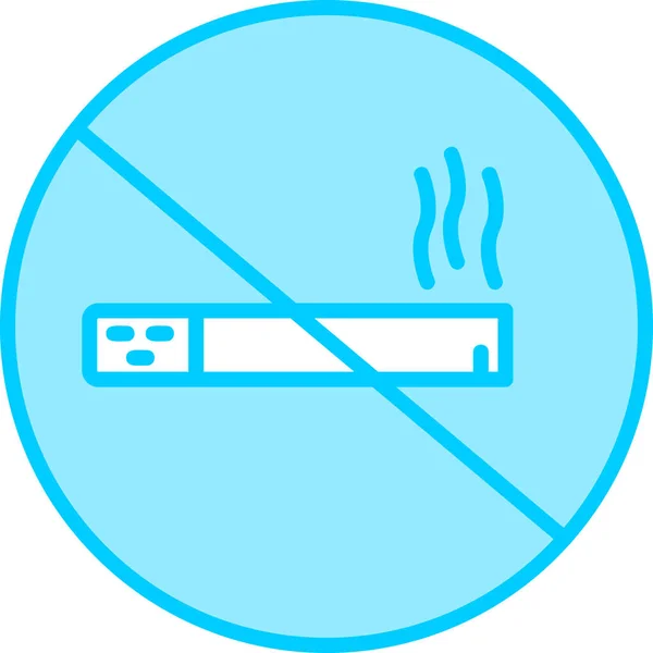 Smoking Modern Vector Icon Illustration — Archivo Imágenes Vectoriales