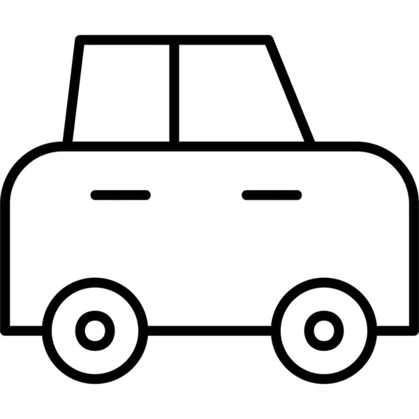 Speelgoedauto Modern Icoon Vectorillustratie — Stockvector