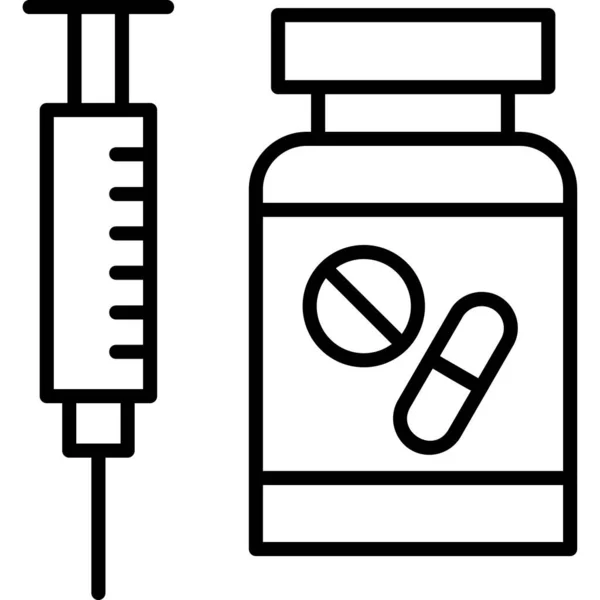 Ícone Terapia Hormonal Ilustração Design Moderno —  Vetores de Stock