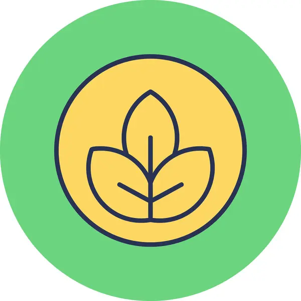 Leaf Иконка Сайта — стоковый вектор