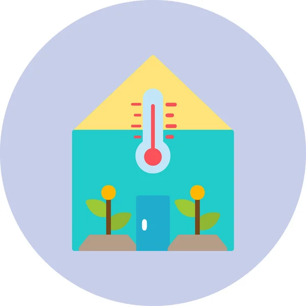 Thermometer Symbol Vektor Illustration — Stockvektor