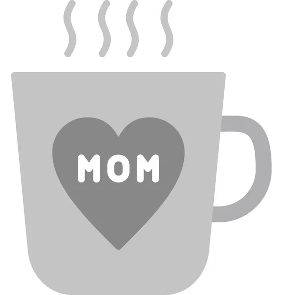 Coffee Mug Icon Modern Design Illustration — Stock Vector