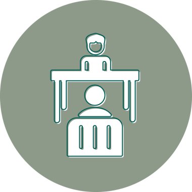 İş ve finans simgesinin vektör illüstrasyonu