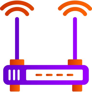 Router modern vector icon illustration