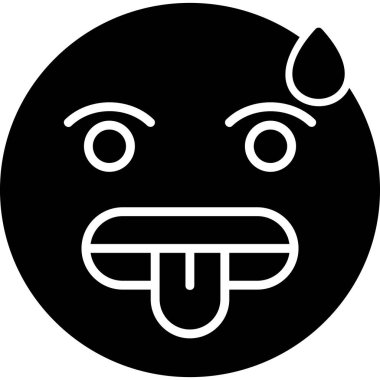 Sıcak modern simge, vektör illüstrasyonu