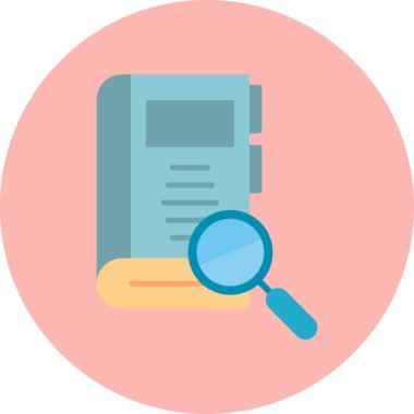 Arama simgesi vektör illüstrasyonu 