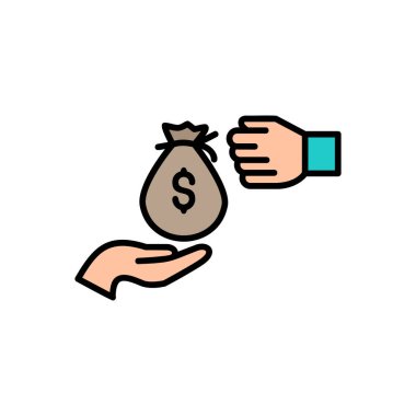 Haraç web simgesi basit illüstrasyon