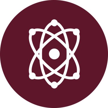 Atom icon modern vector illustration