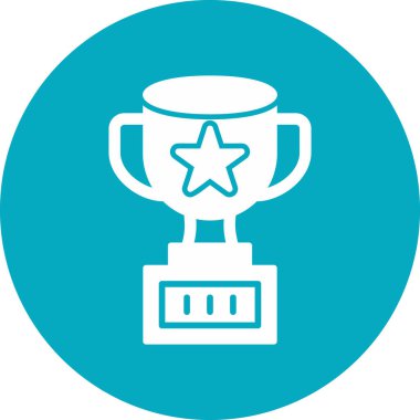 kupa simgesi vektör illüstrasyonu