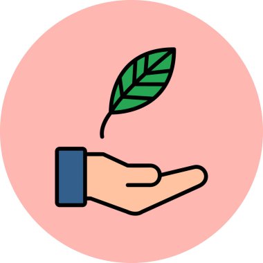 Çevre dostu modern simge, vektör illüstrasyonu