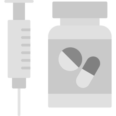 Hormon terapisi ikonu, modern tasarım illüstrasyonu
