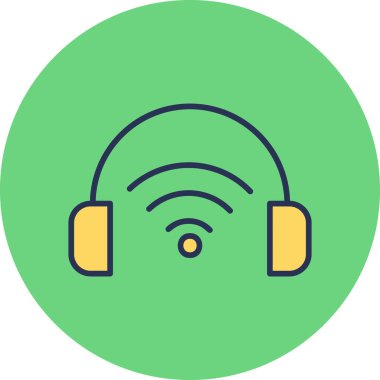 medya podcast 'i. Web simgesi basit tasarım