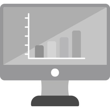 Bar Chart. web icon simple design