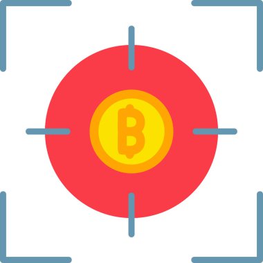 Modern simge vektör illüstrasyonunu hedefle