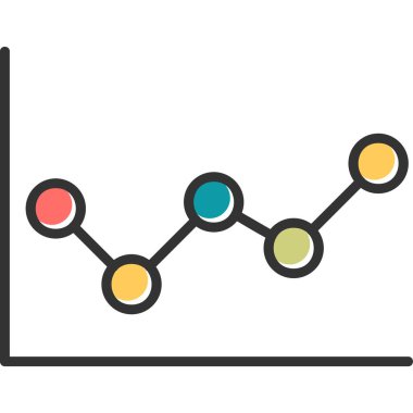 Satır çizelgesi simgesi, modern tasarım illüstrasyonu