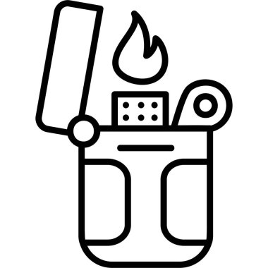 Daha hafif modern simge, vektör illüstrasyonu