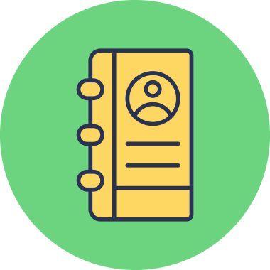 simple icon for web page, Contact Address Book, Address 