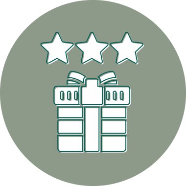 Modern simge, vektör illüstrasyonunu gözden geçir