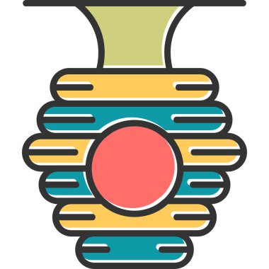 Arı kovanı simgesinin vektör illüstrasyonu