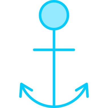 Çapa modern simge vektör illüstrasyonu