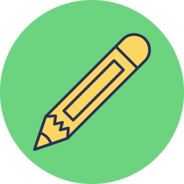 pencil, web icon simple illustration