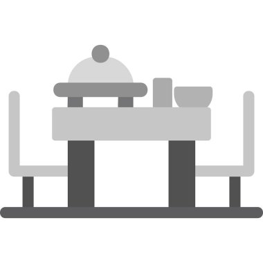 Modern simge, vektör illüstrasyonunu kutla