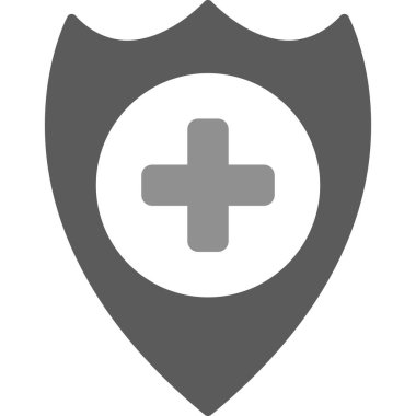 Sağlık hizmetleri modern simgesi, vektör illüstrasyonu